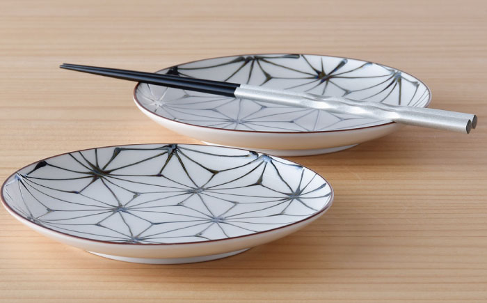 【波佐見焼】Sweet麻シリーズ 15cm プレート 2枚セット 取り皿 ケーキ皿 食器 【まるしん】 [WD36]