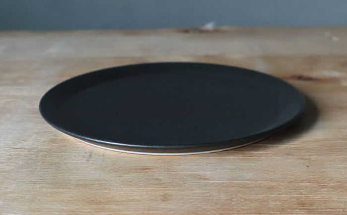 【波佐見焼】IREKO シャビー プレートS グレー・ブラウン・ブラック 3点【浜陶】 [XA81]