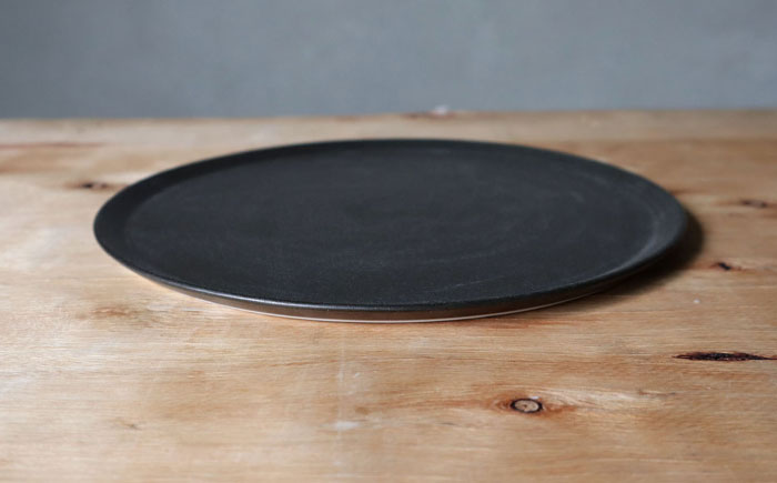 【波佐見焼】IREKO シャビー プレートM ブラウン・ブラック 2点【浜陶】 [XA84]