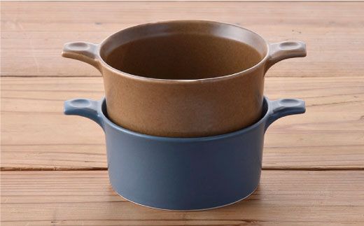 【波佐見焼】オーブンウェア ココット ペアセット（2点） ボウル スープカップ 小鉢 【光春窯】 [XD03]