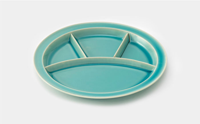 【波佐見焼】zen to ユザーン カレー皿「仕切りが取れるカレー皿」First Edition 2枚セット【中善】 プレート 食器 [YE05]