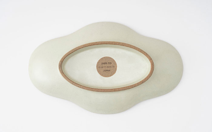 【波佐見焼】zen to 五十嵐可菜 「餃子皿」 2色セット【中善】 [YE22]