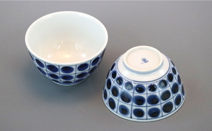 【波佐見焼】割水玉 茶器セット 湯飲み 急須 ティーポット 陶器【岩永製陶】 [ZD20]