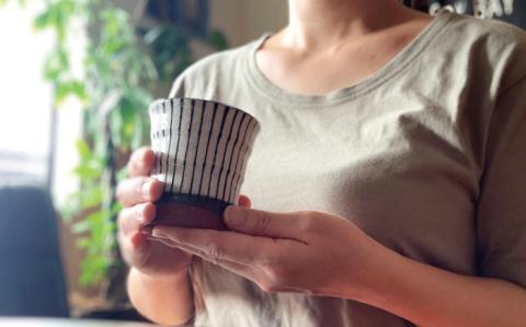 【波佐見焼】フリーコップ モダン 十草 ペアセット カップ 【ROXY】 [SB130]