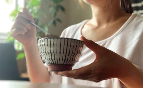 【波佐見焼】茶碗 モダン 十草 ペアセット【ROXY】 [SB132]