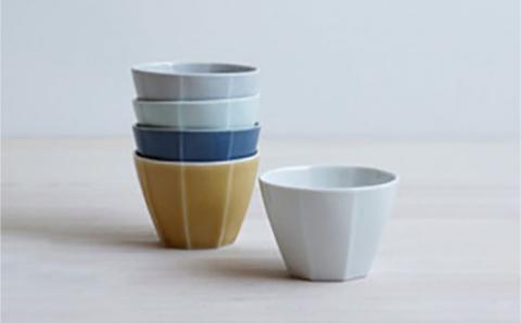 【波佐見焼】八角シリーズ プレート M/L・小付け・ カップ 5色20点セット 小鉢 角皿 【和山】 [WB03]