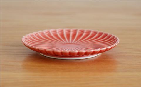 【波佐見焼】花しのぎ 新トリオ取皿 プレート (白・薄赤・薄黄)【団陶器】 [PB59]