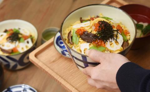 【波佐見焼】natural69　焦がし呉須シリーズ（3寸皿・5寸皿・6寸皿・丼）　各4個　計16個セット [QA76]