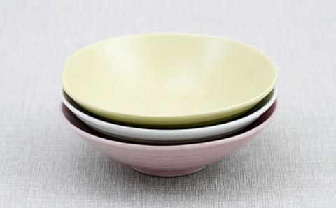 【波佐見焼】アイシー ボウル 小 （ホワイト・イエロー・ピンク） 3点セット【団陶器】 [PB111]