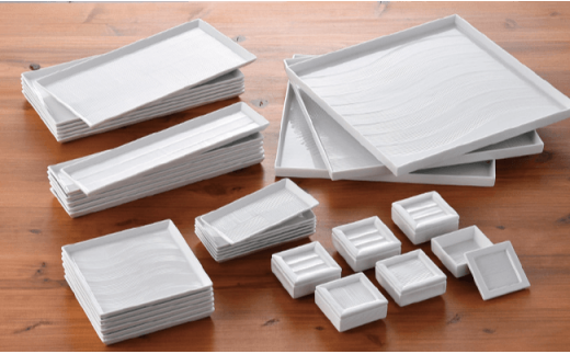 【波佐見焼】白磁手彫 マグカップ ボウル プレート そばちょこ 含む 豪華172点！ スペシャルセット【一真窯】 [BB14]