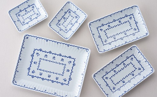 【波佐見焼】角皿 プレート そばちょこ 含む オリジナルセットアップ商品【トーエー/大貴セラミックス】 [NB33]