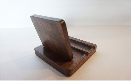 リモコンスタンド・スマホスタンド【木の工房あんくるうっど】 [NC04]