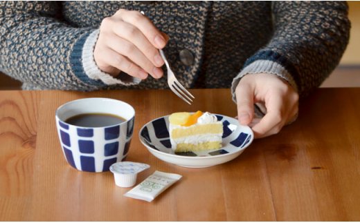 【波佐見焼】natural69 swatch 小皿5枚セット パレット／ポロック／ステッチ／タイル／ジップ [QA12]