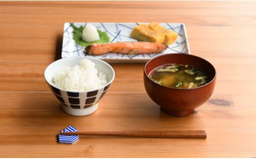 【波佐見焼】natural69 swatch 茶わん5個セット パレット／ポロック／ステッチ／タイル／ジップ [QA14]