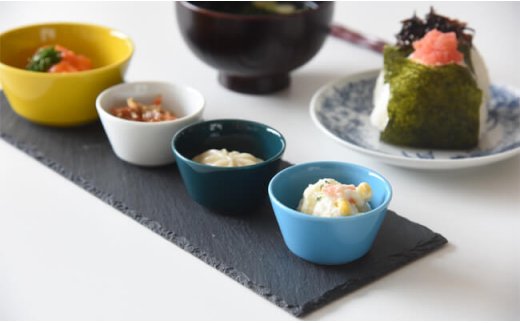 【波佐見焼】natural69 イロトリドリボウルS 5色セット [QA52]