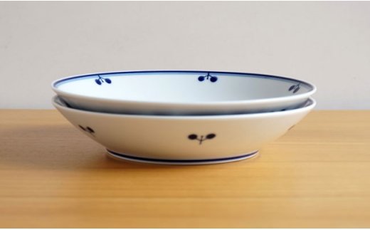 【白山陶器】【ペアセット】ブルーム フリーディッシュ 皿 【波佐見焼】 [TA31]