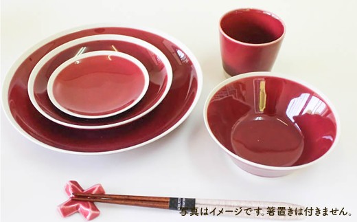 【波佐見焼】シャイニーカラー ワイン色（トルマリン）10点セット 皿 ボウル カップ 【陶芸ゆたか】 [VA56]