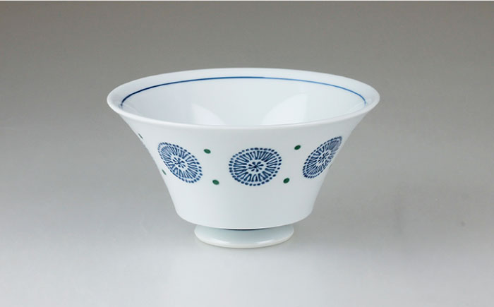 【波佐見焼】輪花 おしゃれDON どんぶり ミニ ペアセット【Cheer house】 [AC120]