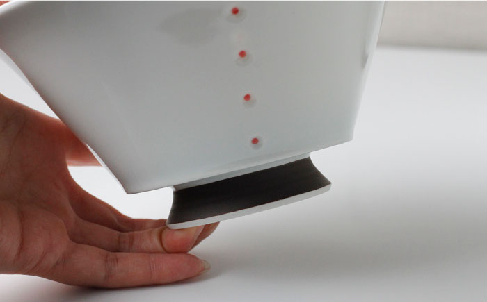 【波佐見焼】彫り点彩 イケメン丼 どんぶり 2色セット【Cheer house】 [AC132]