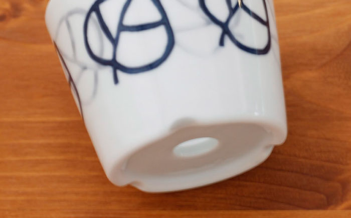 【波佐見焼】 ミニ植木鉢 丸紋菊・二色葉・フィッシュ 3柄セット 【Cheer house】 [AC291]