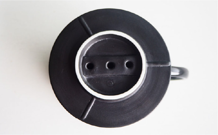 【波佐見焼】mignon ハート ドリッパー 紫【紫明窯・作家はな】【陶藤】 [BE26]