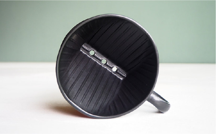 【波佐見焼】mignon ハート ドリッパー・マグ セット ブルー【紫明窯・作家はな】【陶藤】 [BE33]