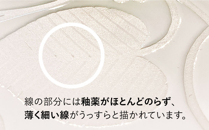 【波佐見焼】フロールシック（ホワイト）23cmリムプレート【西山】【NISHIYAMAJAPAN】 [CB104]