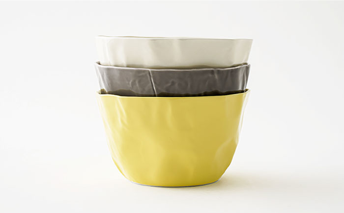 【波佐見焼】パピルス サラダ ボウル 3個セット【一龍陶苑】 [CC47]