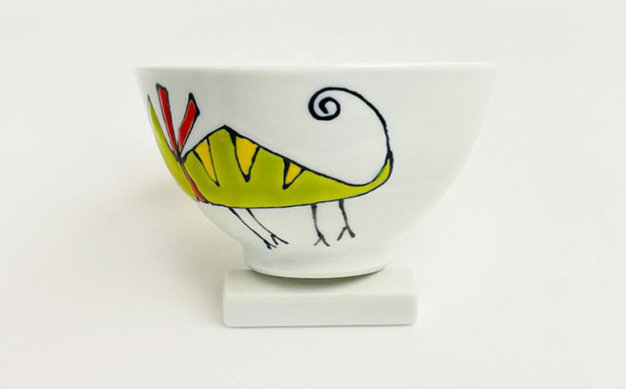 【波佐見焼】カメレオンちゃん マグカップ 茶碗 食器セット【大新窯】 [DC122]