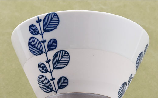 【波佐見焼】ミント くらわんか どんぶり 2色セット【新生和】 [DE05]