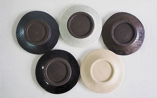 【波佐見焼 マルヒロ】BARBAR たたら 8寸皿・小鉢セット（10点）全5柄 [EB116]