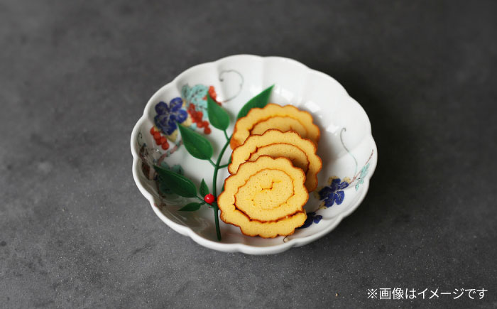 【波佐見焼 マルヒロ】BARBAR 色絵 菊形鉢 中 セット（5点）全5柄 [EB195]