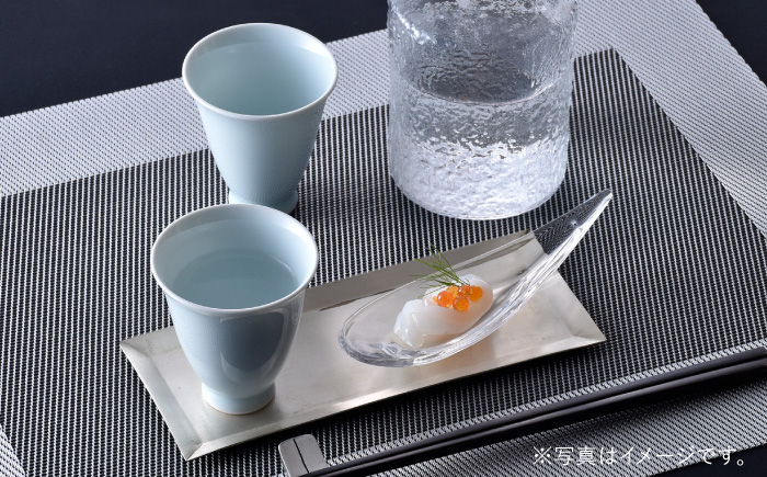 【波佐見焼】ぐい呑み ペア セット 化粧箱付き 湯呑 おちょこ 猪口 酒器【工房風】 [EF05] 父の日