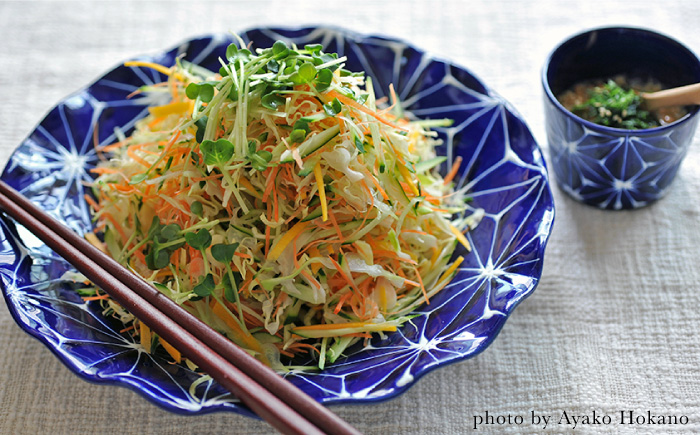 【波佐見焼】ホワイトライン麻 波 プレート L 瑠璃【翔芳窯】 [FE09]