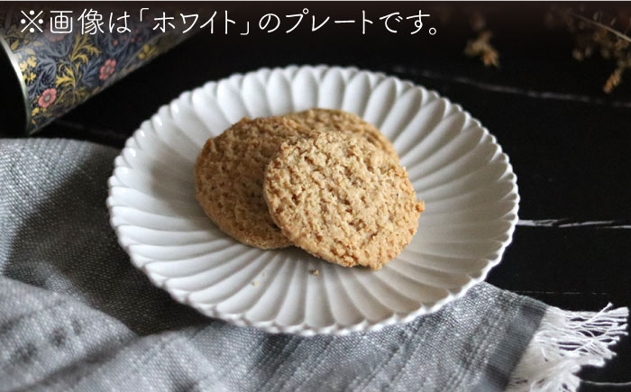 【波佐見焼】マリーゴールド プレート M  スミグレー 5枚セット ケーキ皿 取り皿【翔芳窯】 [FE121]