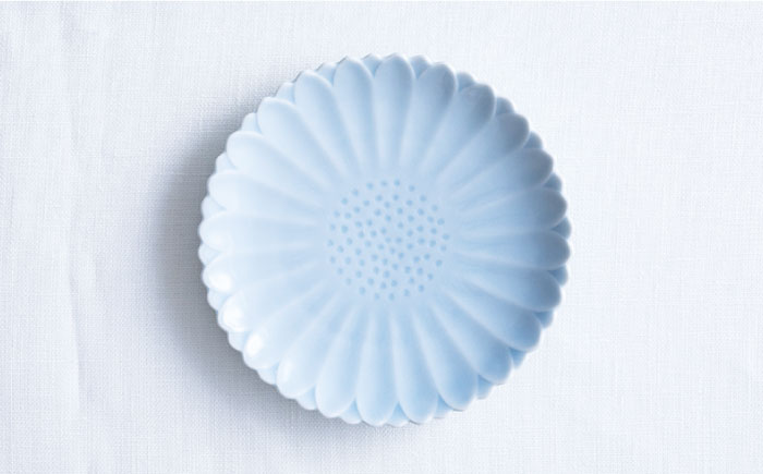 【波佐見焼】マリーゴールド プレート S 5色セット「涼-ryou-」【翔芳窯】 [FE128]