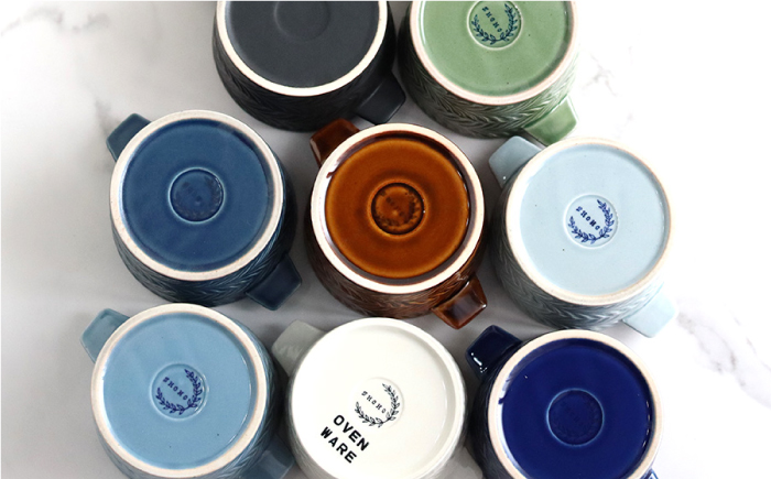 【波佐見焼】【オーブン可！】ローズマリー ココット Tボウル アイボリー【翔芳窯】 [FE149]