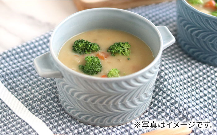 【波佐見焼】ローズマリー ココット Tボウル 4色セット B【翔芳窯】 [FE155]