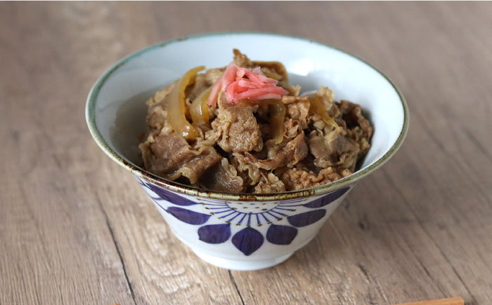 【波佐見焼】おまかせ丼 どんぶり ブルーメ【翔芳窯】 [FE173]