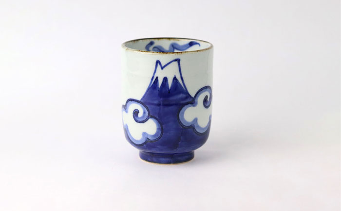 【波佐見焼】富士山 湯呑 ペアセット 食器 皿【翔芳窯】 [FE270]