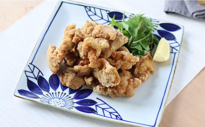 【波佐見焼】スクエアプレートL ブルーメ 食器 皿【翔芳窯】 [FE274]