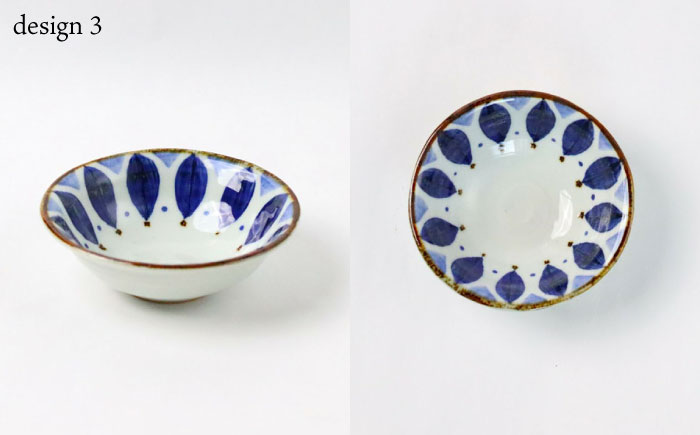 【波佐見焼】ブルーフラワーシリーズ ボウルS 6個セット 小鉢 食器 皿【翔芳窯】 [FE279]