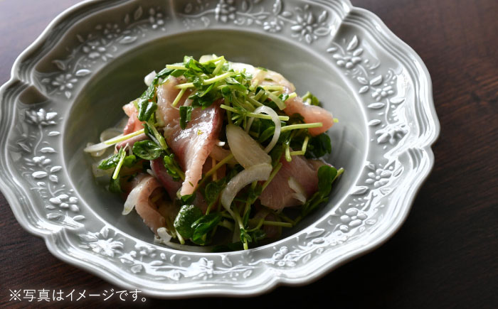 【波佐見焼】ombre de fleur ブーケボウル ロイヤルグレー 食器 皿【翔芳窯】 [FE353]