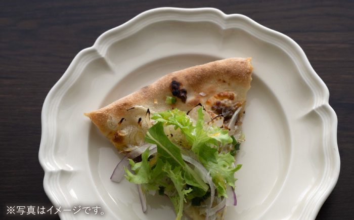 【波佐見焼】ombre de fleur プレートL ミルキーホワイト 5枚セット 食器 皿【翔芳窯】 [FE366]