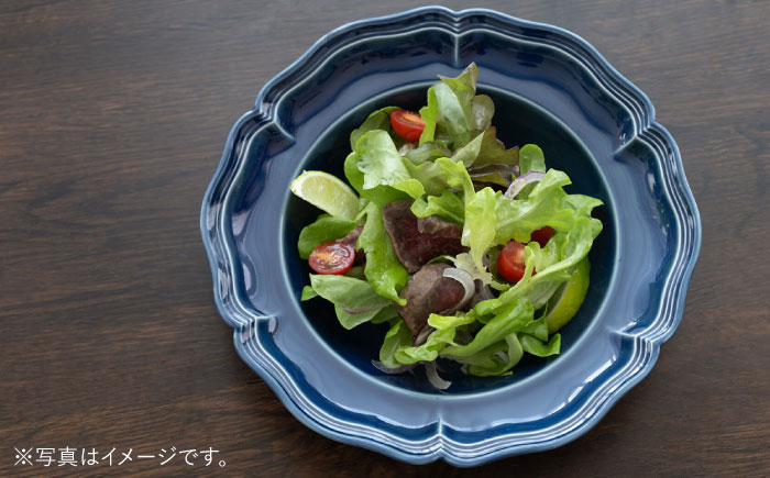 【波佐見焼】ombre de fleur ボウルL アズール 5枚セット 食器 皿【翔芳窯】 [FE401]