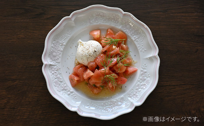 【波佐見焼】ombre de fleur ブーケプレート palette pink 4枚セット【翔芳窯】 [FE523]