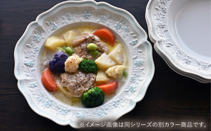 【波佐見焼】ombre de fleur ブーケボウル palette pink 4枚セット【翔芳窯】 [FE535]