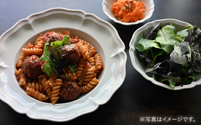 【波佐見焼】ombre de fleur ボウルL melodie pink 4枚セット【翔芳窯】 [FE547]