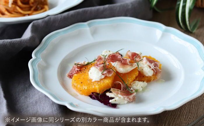 【波佐見焼】ombre de fleur プレートL melodie gray 4枚【翔芳窯】 [FE565]