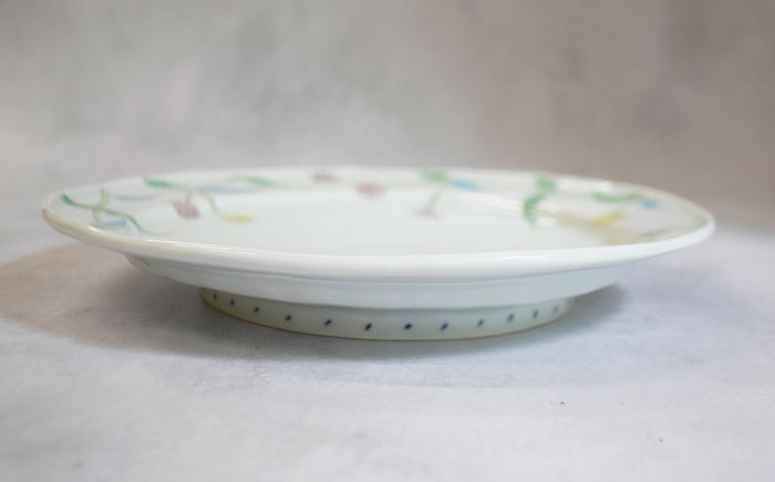 【波佐見焼】矢車草 8寸皿 1点【藍水】 [GB63]